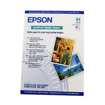 Epson S041342 A4 Archival Matte Paper (50 sheets)