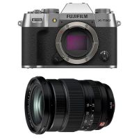 camara mirrorless fujifilm x-t50 plata 402mp 62k30p 16-55mm f28 wifi bluetooth
