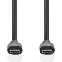 cable usb-c nedis usb 32 gen 2 10 gbps 100 w 2 m