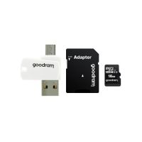 lector de tarjetas goodram m1a4 all in one 16gb uhs-i usb 20 black white