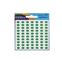 avery coloured labels round 8mm dia green 560 labels  pk10