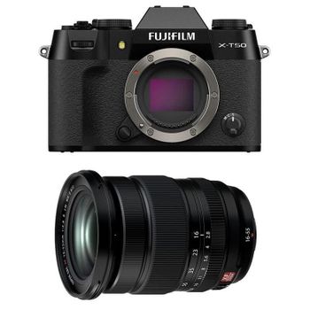 Cámara Mirrorless Fujifilm X-T50 Negra 40.2MP 16-55mm f/2.8 WiFi Bluetooth
