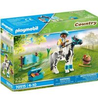 playmobil country pony coleccionable lewitzer 70515