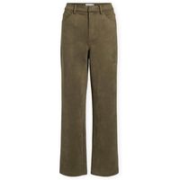 vila pantalones viral kelly trousers - ivy green para mujer