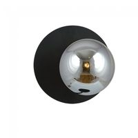 aplique de pared zero negro grafito