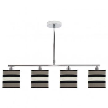 FABRILAMP Lampara lineal KARLA topo-beis 4 luces Regulable