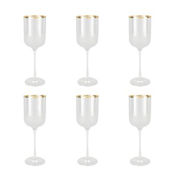 Copas borde dorado nish - lot de 6