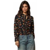 minueto blusa beattle top - black para mujer