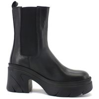 divine follie botines stivaletto polacco elastici nero fa-1001 para mujer