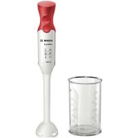 bosch ergomixx msm64010 batidora de inmersion 450w rojo  vaso