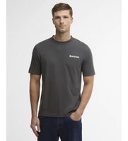 barbour para hombre mts1566 camiseta packling gris oscuro xl casual algodon manga corta