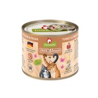 granatapet delicatessen 12 x 200 g en latas - pack ahorro - pavo y faisan