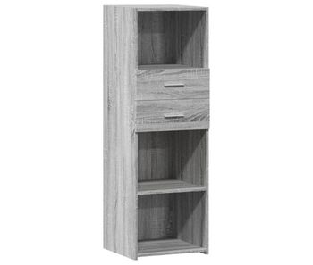 Vidaxl aparador alto madera de ingeniería gris sonoma 40x42,5x124 cm