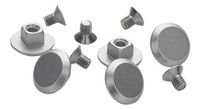 kit de remaches de repuesto brooks para cambium special  5 piezas  plata