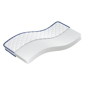 Colchón De Cama | Colchón De Espuma Viscoelástica Blanca 90x190x17 Cm