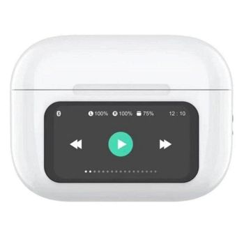 Auriculares Celly SOUNDLEDWH inalámbricos Bluetooth 5.4 con MP3, ANC, micrófono y carga inalámbrica, blancos