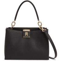 tommy hilfiger bolso de mano th her med satchel para mujer