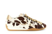 zapatillas de piel efecto vaca cow