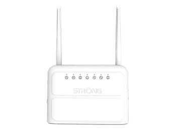Router - Strong 4GROUTER360, 300 Mbit/s, Velocidad Wi‑Fi 7, Doble banda, 5 Antenas, Blanco