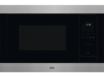 Microondas con grill - AEG TMS5G25IEM, 900 W, 8 niveles, Función Descongelación, 25 l, Negro/Inox