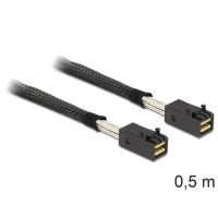 cable delock mini sas hd x 4 sff 8643 05 m negro