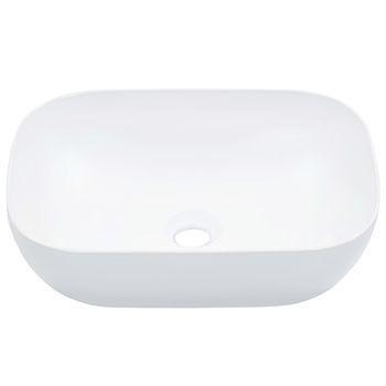 Lavabo De Baño Moderno | Lavabo 45,5x32x13 Cm Cerámica Blanco