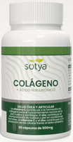 sotya colageno con hialuronico 60 capsulas de 500mg