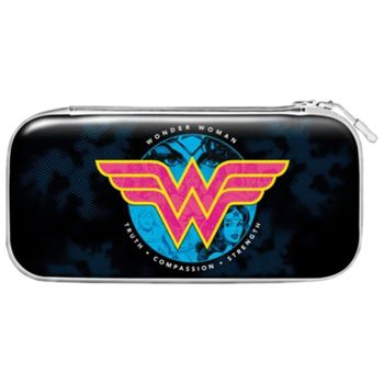 Funda rígida Nacon Wonder Woman Lazerbuilt para Nintendo Switch ultrarresistente