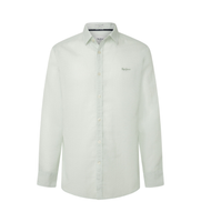 pepe jeans para hombre pm308773 camisa milan verde m casual algodon manga larga