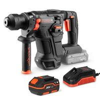 dnipro-m martillo perforador sds plus 20v brushless 4j o26 mm hormigon armado antivibracion antirretroceso bateria 4ah y cargador r dhr-203 bcx
