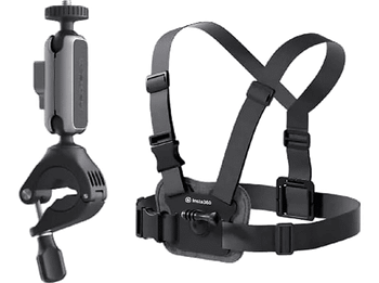 Kit accesorios cámara deportiva - Insta360 CINSAAVN, Montaje en Bicicleta, Negro