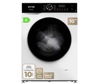 evvo lavadora 10 kg carga frontal nova p10 1200 rpm clase energetica a  lavado rapido 15 smart load tambor eprotect inicio diferido blanco