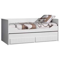 cama individual robin vipack con 2 cajones y cama plegable