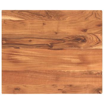 Tablero De Mesa Rectangular Madera Maciza Acacia 60x50x3,8 Cm Vidaxl