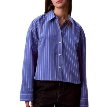 Calvin Klein Jeans Camisa Stripe Boxy para mujer