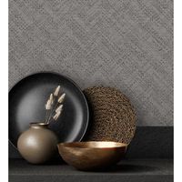 papel pintado vinilico lavable texturizado con ligeros toques metalizados - zayed 680963 de gaulan - rollo de 10 m x 106 m