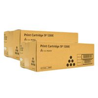 original multipack ricoh sp1200sf printer toner cartridges 2 pack -406837