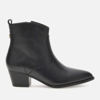 Guess Women's Boyta Leather Western Boots - UK 4