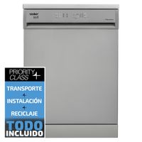lavavajillas 60 cm sauber serie 1-dw6103x v e 12 cubiertos inox  envio e instalacion gratis