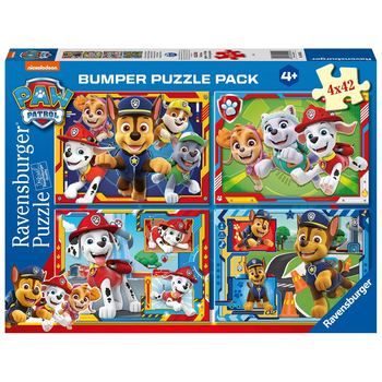 Paw Patrol - Puzzle Paw Patrol 4x42 piezas. (Patrulla Canina 5050)