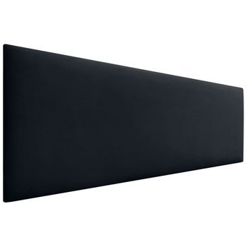 Dhome Cabecero De Terciopelo Liso 135x60 Camas 120/135/140 - Negro
