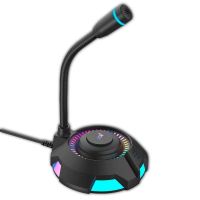 cool microfono gaming usb led rgb