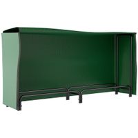 estante para lena 200x36x99 cm negro