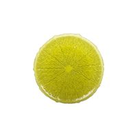 plato de presentacion verde 34cm - limon - lote de 6