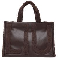 liu jo bolso de mano bolso tote tamano grande con logo para mujer