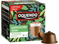 capsulas monodosis - oquendo cappuccino irish 12 capsulas con sabor a irish cream
