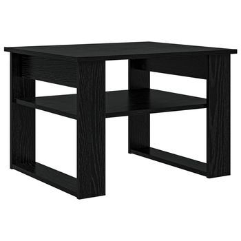 Mesa De Café Roble Negro 64 X 54 X 44 Cm Madera De Ingeniería Vidaxl