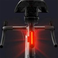 bikight luz trasera inteligente para bicicletas 5 modos de brillo bateria de 300mah recargable por tipo-c a prueba de ag