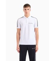 ax armani exchange para hombre 8nzfsgzj81z1100 polo liso blanco xl casual algodon manga corta