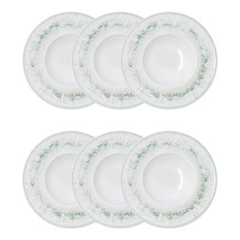 Set 6 Plato Pasta/risotto 26cm Kai Hydro 26cm Bidasoa Kai Hydrozero - Verde Apto Microondas